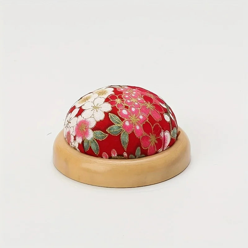 Wooden Base Pincushion – DIY Sewing Needle Storage Holder