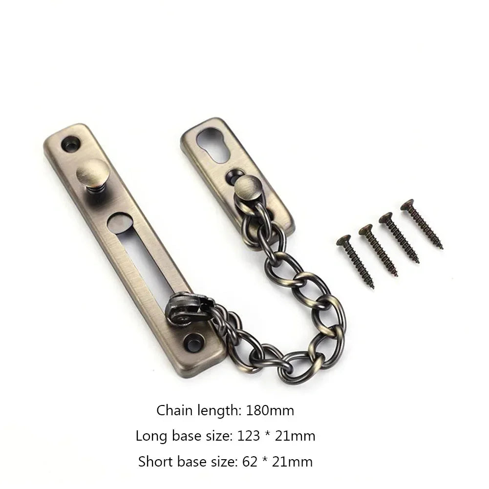 Door Chain Lock Security Bolt Latch – Home, Hotel & Child Safety