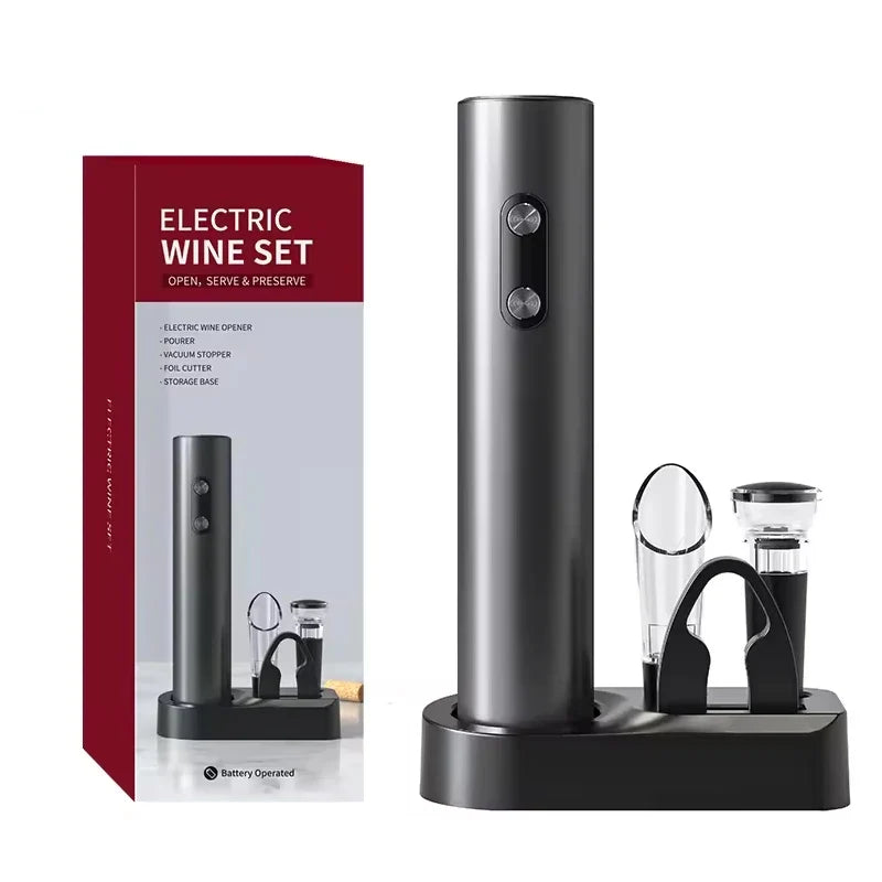 CLITON Electric Wine Opener Set – Automatic Corkscrew Kit