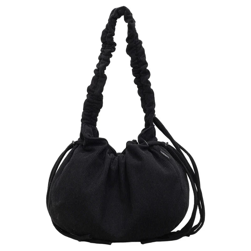 Korean Corduroy Crossbody Cloud Bag – Women's Shoulder Bag