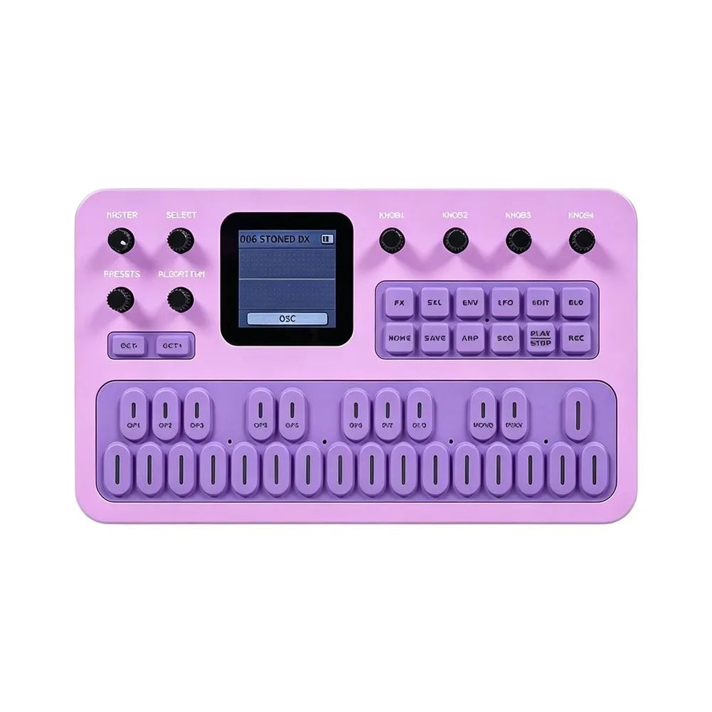 HpLive FM-1 Mini FM Synthesizer – 27-Key, 12-Voice, Built-in Speaker