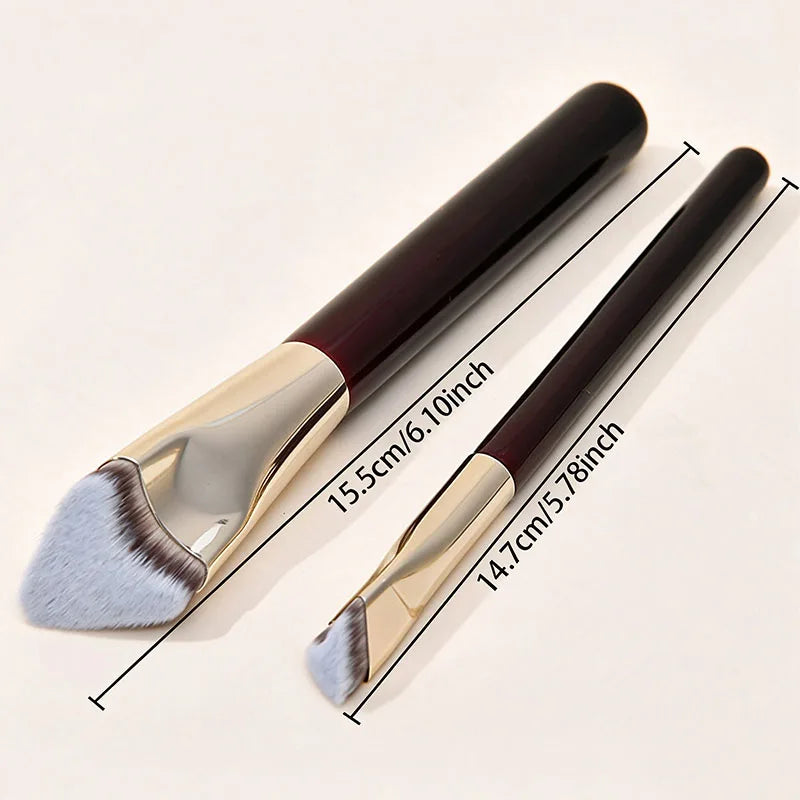 Heart Shaped Angled Foundation & Concealer Brush
