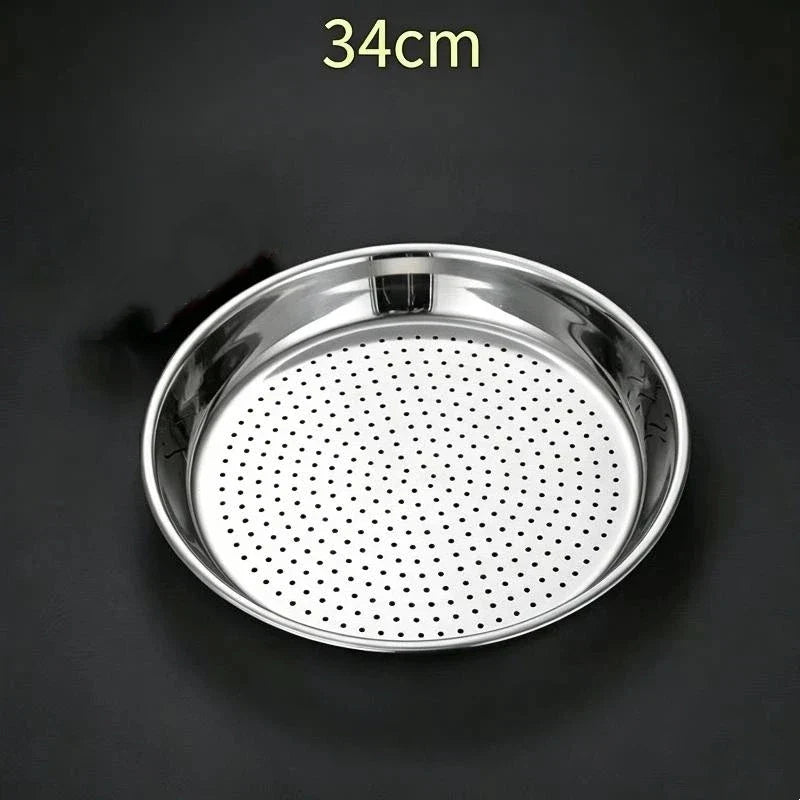 Round 410 Stainless Steel Steamer Tray 30/32/34CM | Dumplings