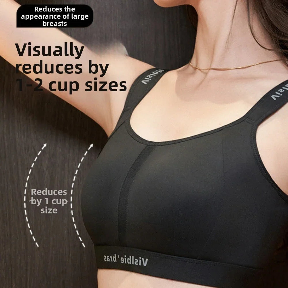 Seamless Wireless Sports Bra – Padded, Breathable & Adjustable