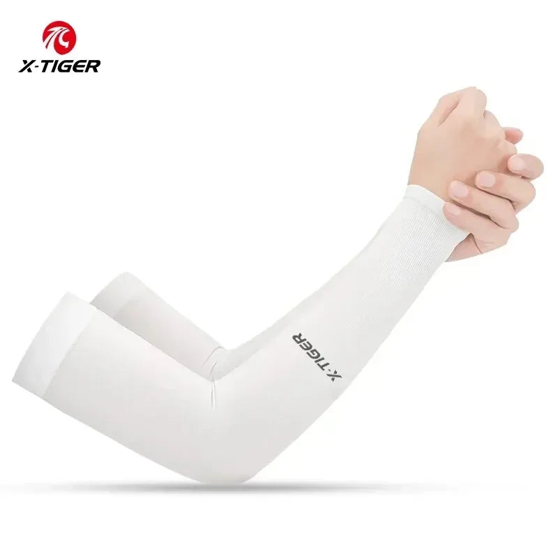 X-TIGER Ice Silk Arm Sleeves – UV Protection for Sports