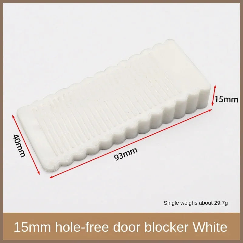 Silicone Door Stop Wedge – No-Drill Rubber Floor Stopper