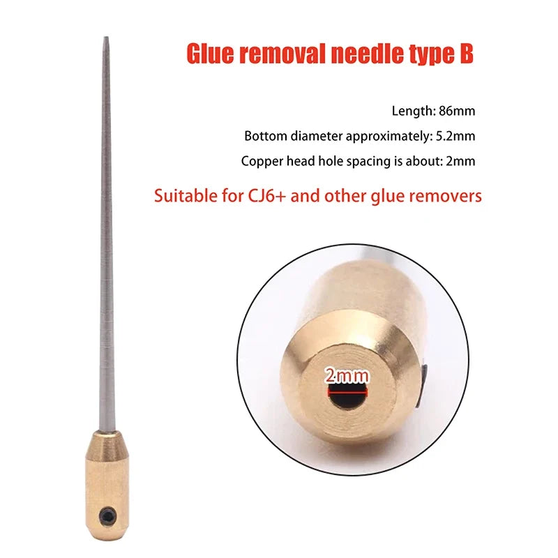 Tapered Steel Glue Remover Needle Tool Accessory