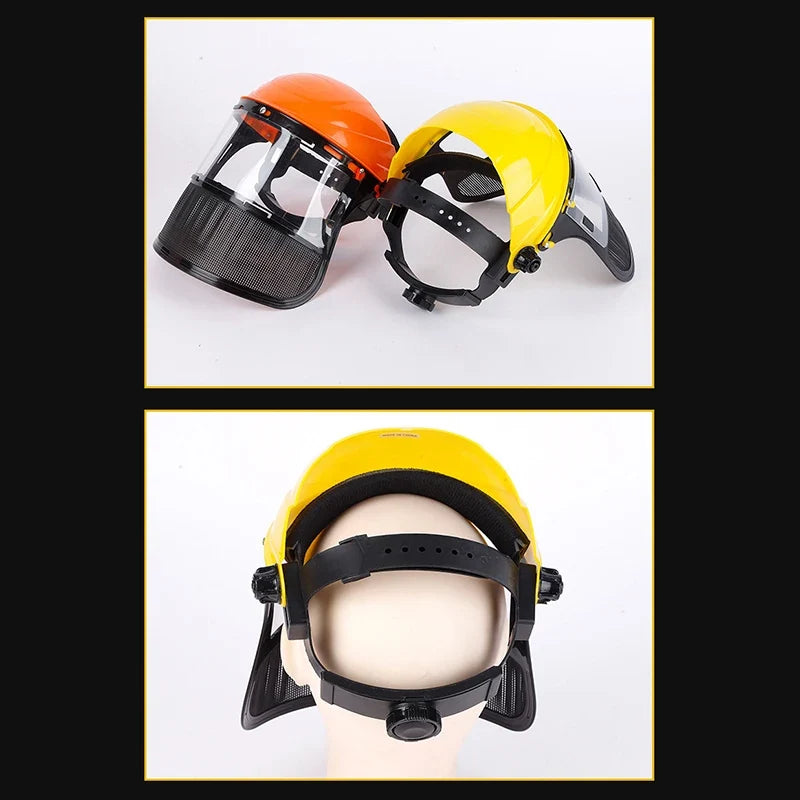 Safety Helmet Full Face Mesh Mask – Garden & Forestry
