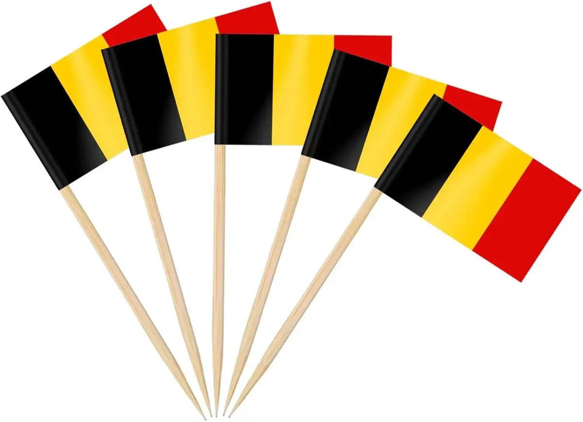 Thailand Flag Toothpick Picks 100 Pcs – Double-Sided Party Flags