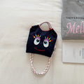 Chinese-Style Embroidered Crossbody Bag | Nylon Shoulder Bag