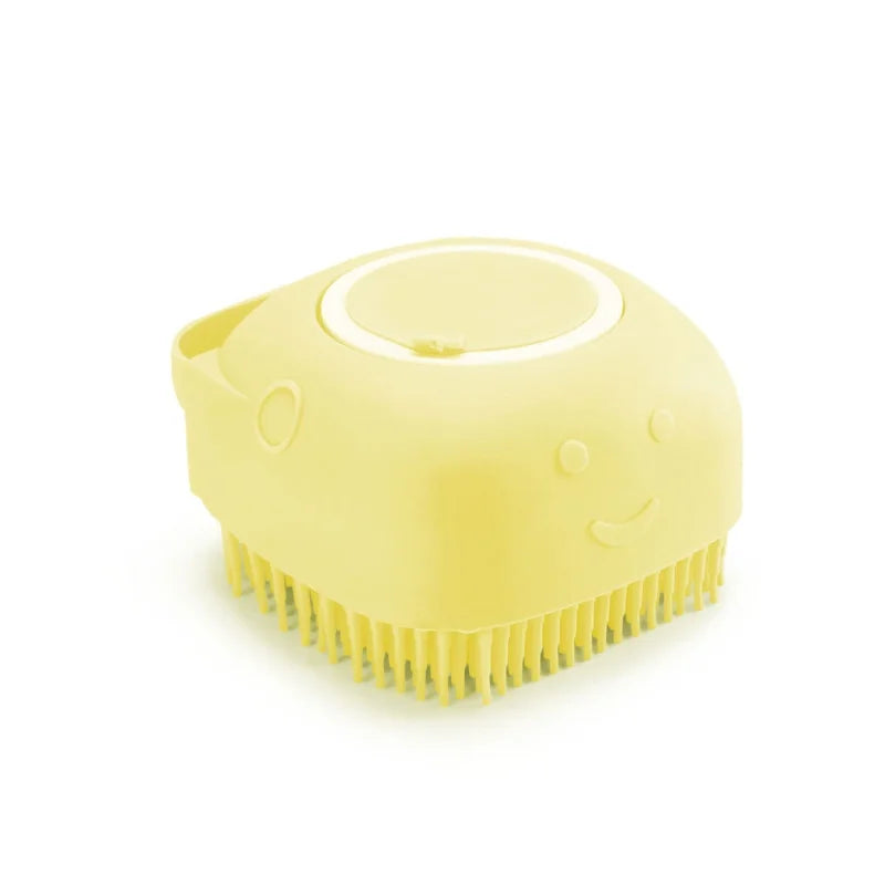 Silicone Pet Bath Massage Glove – Dog & Cat Grooming Brush