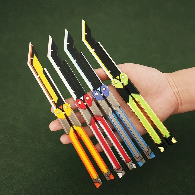 Valorant RGX Foldable Butterfly Knife Toy – 20cm Zinc Alloy