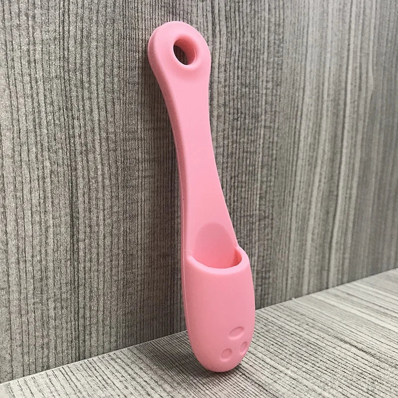 Soft Silicone Cat & Dog Chin Brush – Finger Grooming Scrubber
