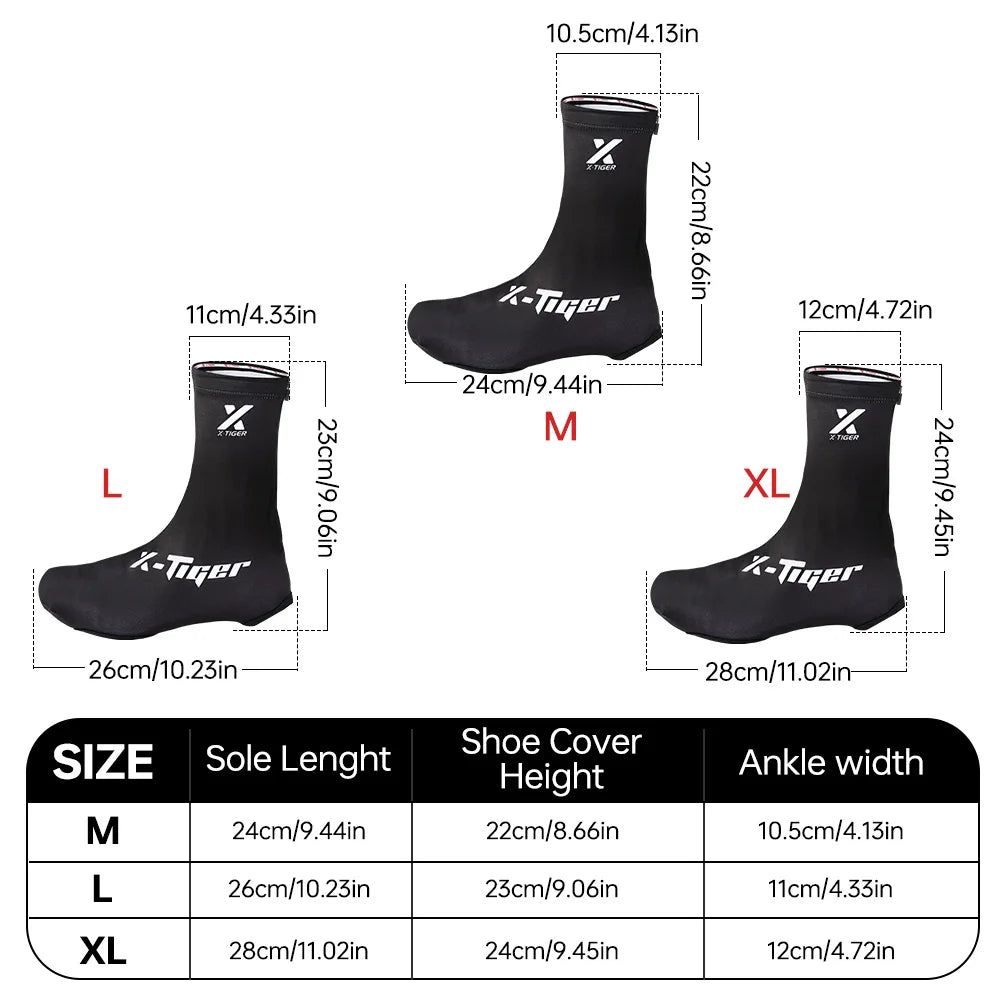 X-TIGER Breathable Cycling Shoe Covers | MTB Road Bike