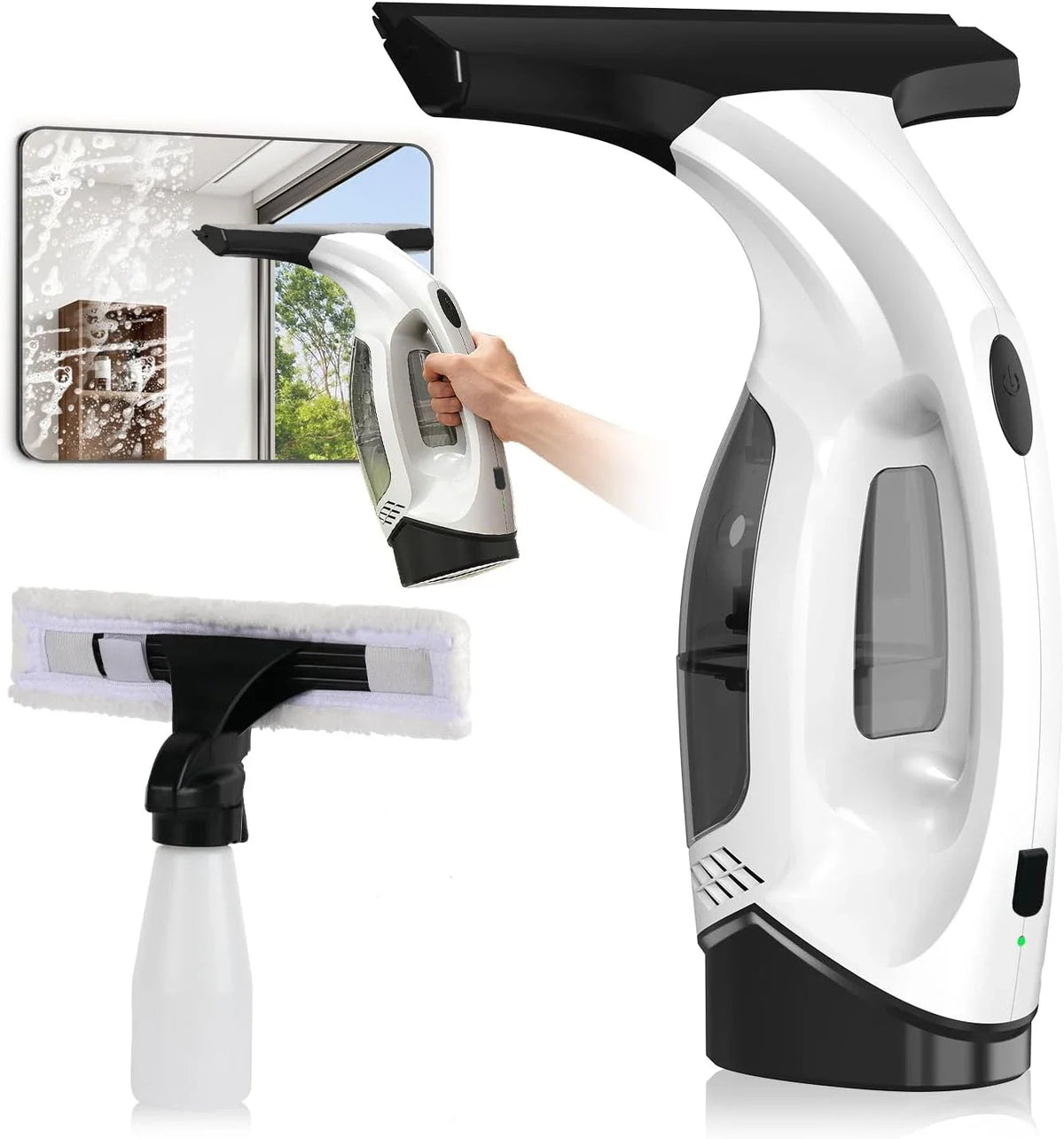 CENRR Handheld Electric Window Cleaner | Wireless Suction Tool