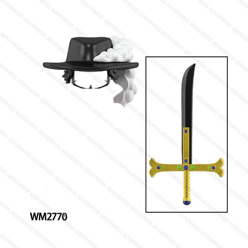 One Piece Anime Building Block Figure – Luffy Zoro Toy