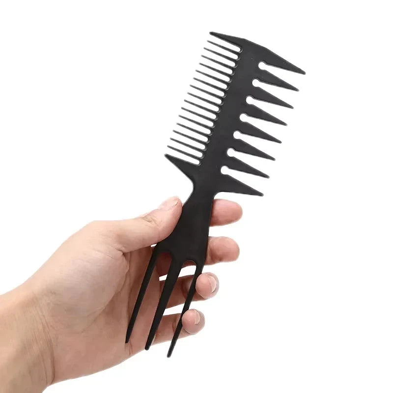 Double-Sided Big Teeth Tail Comb – Anti-Static Styling Tool