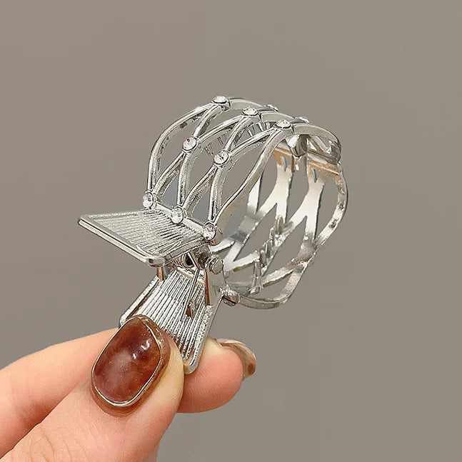 Metal Hair Claw Clip – Korean Ponytail Hairpin for Women