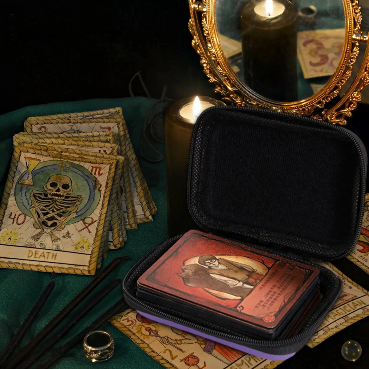 Zippered Playing Card Case – Dustproof Portable Deck Holder