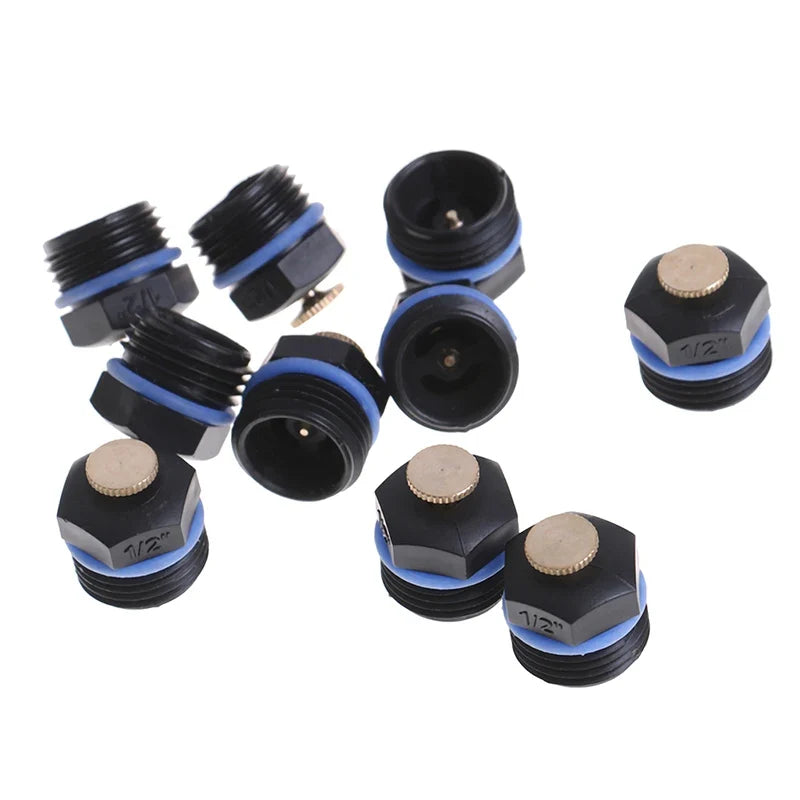 10-Pack 1/2" DN15 Threaded Garden Lawn Sprinkler Heads
