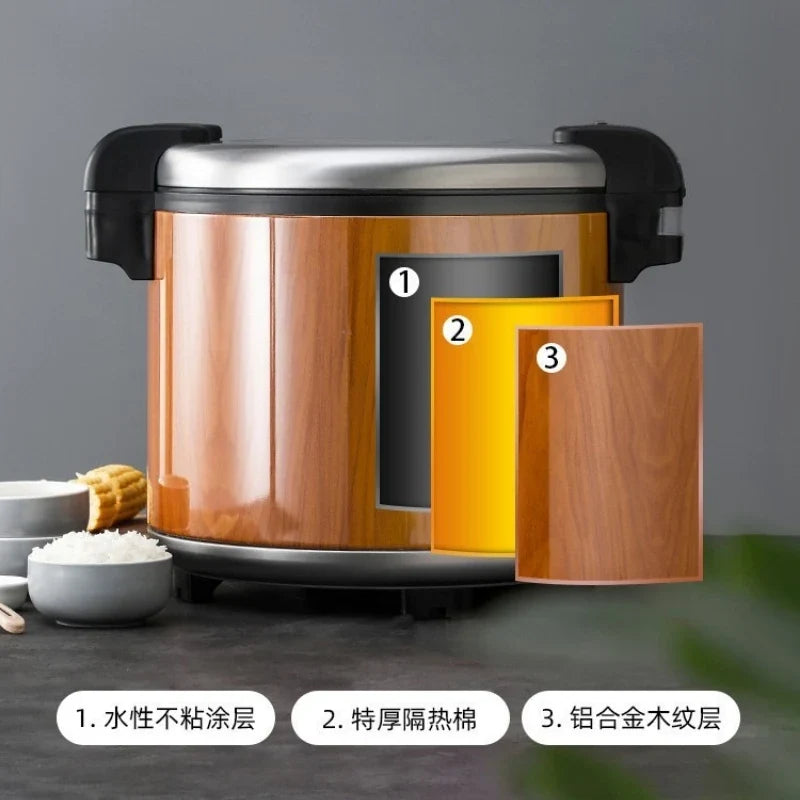 DUTRIEUX 23L Electric Rice Warmer | Stainless Steel Insulation Bucket