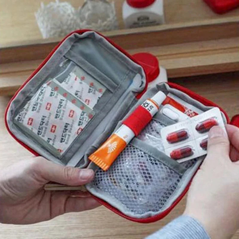 Mini Portable First Aid Kit Pouch | Macaron Medicine Bag