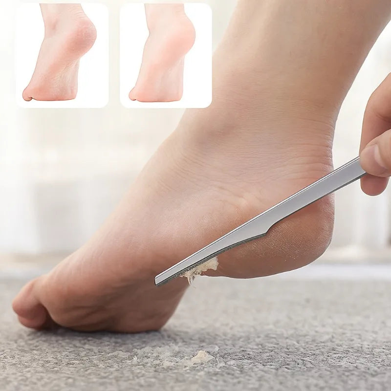 2pcs Double-Sided Foot Callus File & Dead Skin Scraper Set
