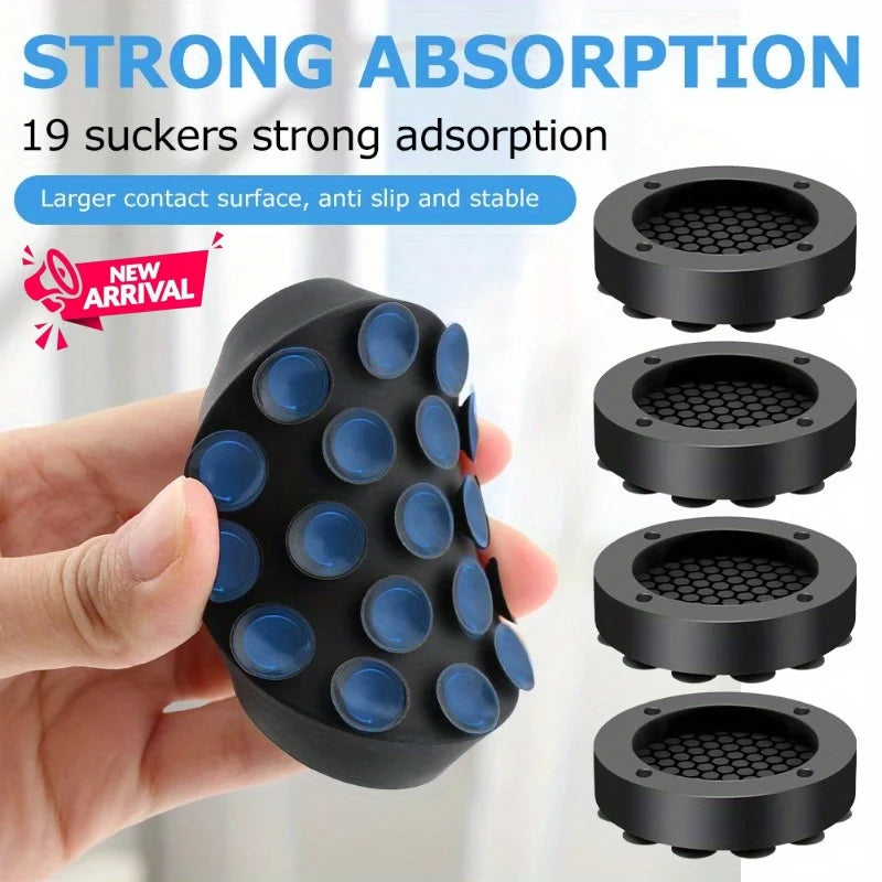 4-Pack Anti-Vibration Pads for Washing Machine & Appliances