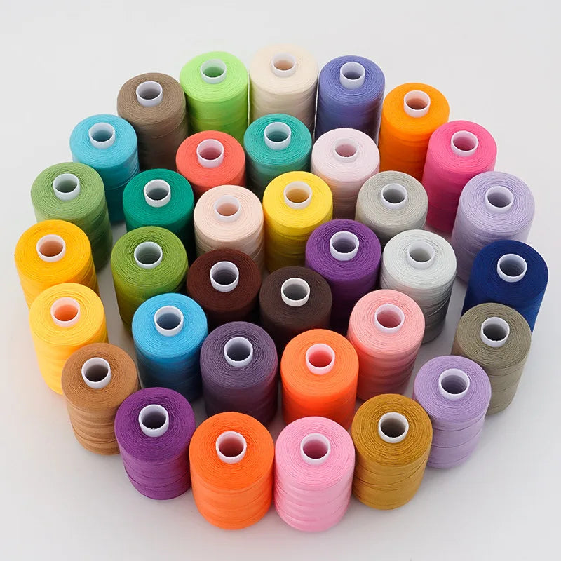 98-Color 402 Polyester Sewing Thread Set – 1000 Yds/Spool