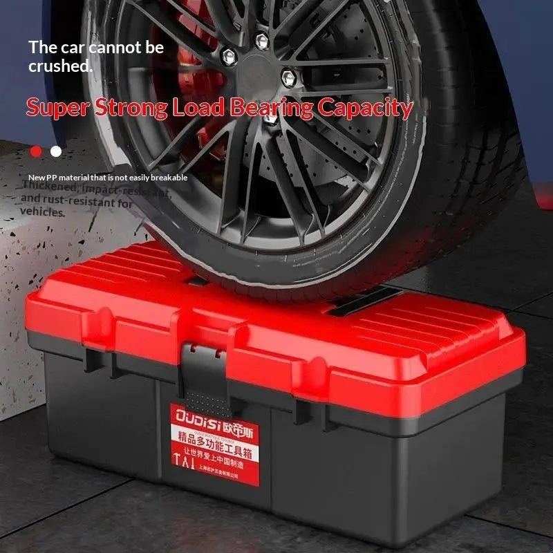 13-Inch Portable Tool Storage Box with Handle – ABS Plastic