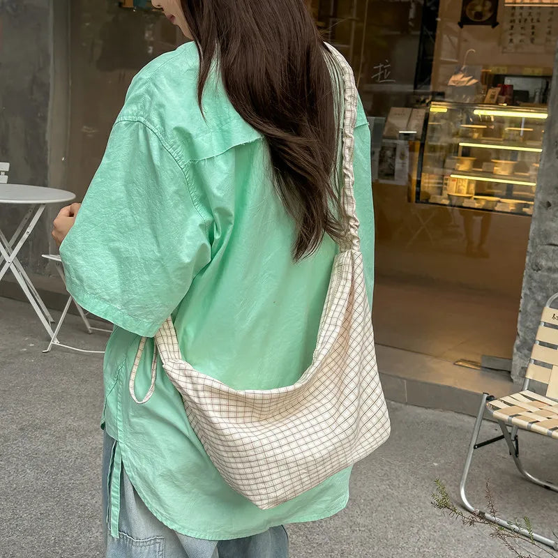 Nixie Women's Large Canvas Dumpling Bag – Shoulder & Crossbody