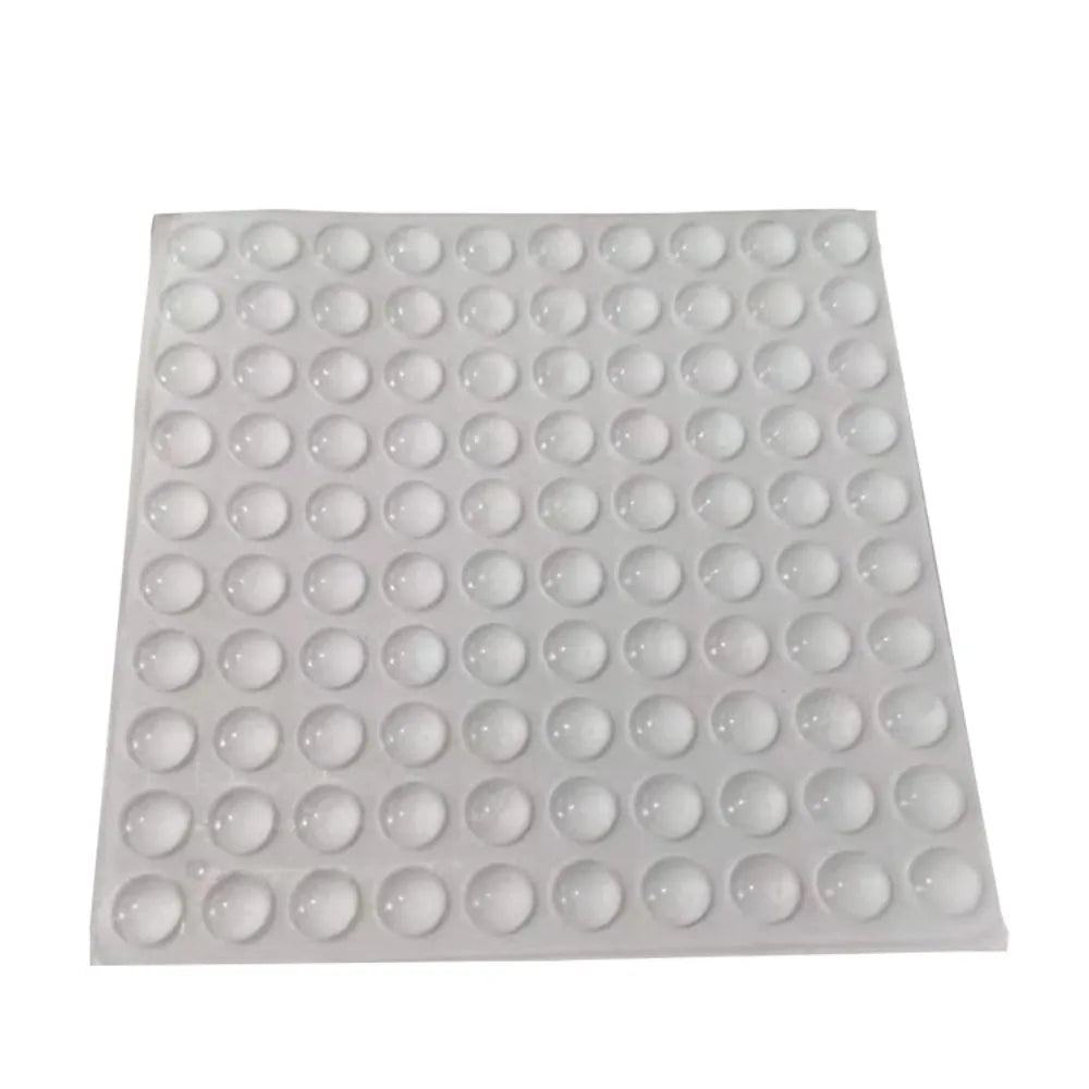 Clear Self-Adhesive Silicone Cabinet Door Bumpers – 100 Pack