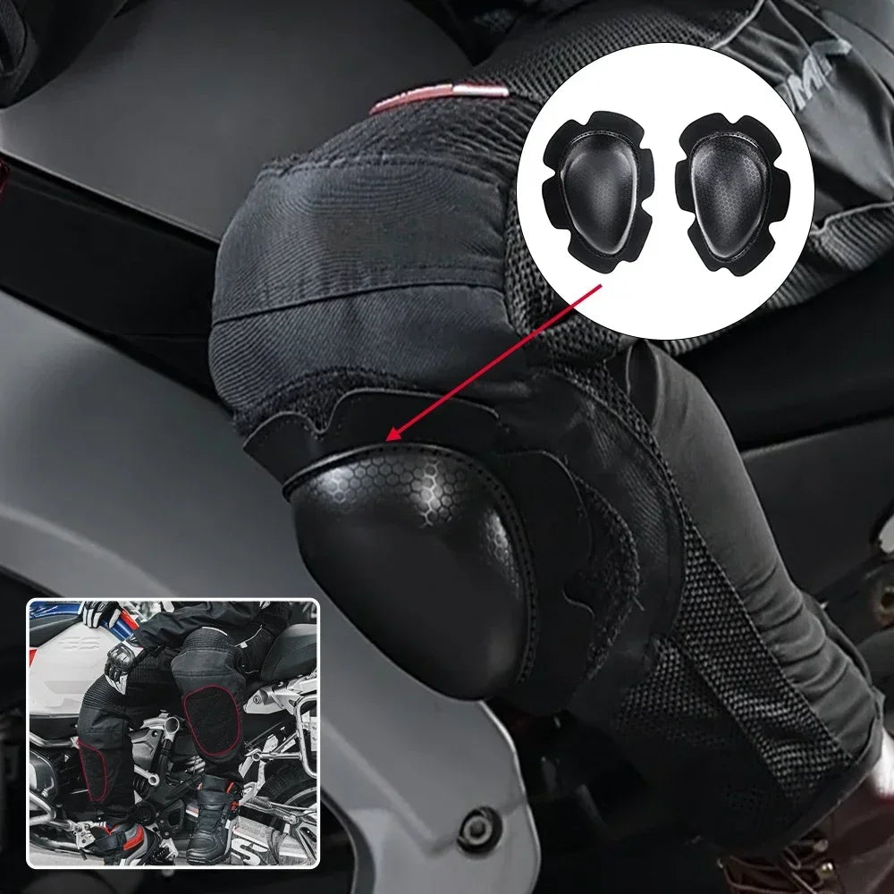 KEMITOUR Motorcycle Knee Sliders Racing Knee Guards – 1 Pair