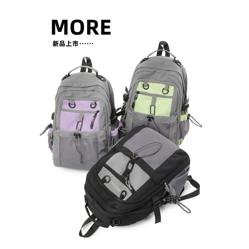 Nixie 20-35L Water-Resistant Nylon Hiking Backpack – Unisex