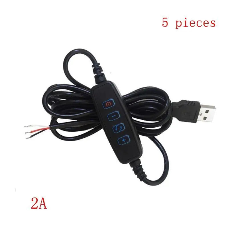USB 5V 4-Key LED Dimmer Controller 2CH CCT Bicolor Switch