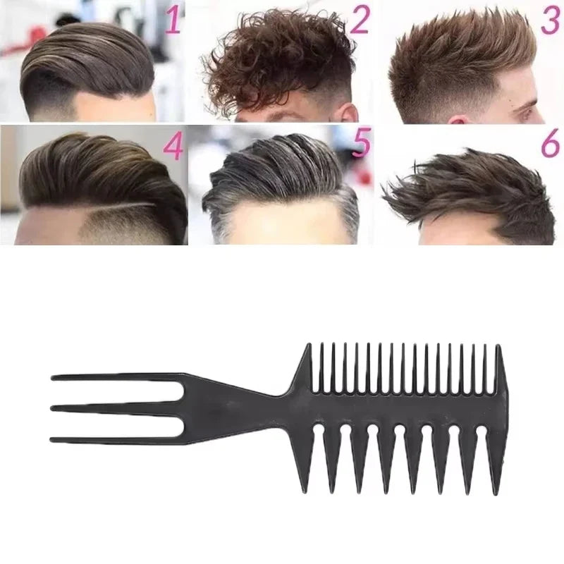 Double-Sided Big Teeth Tail Comb – Anti-Static Styling Tool