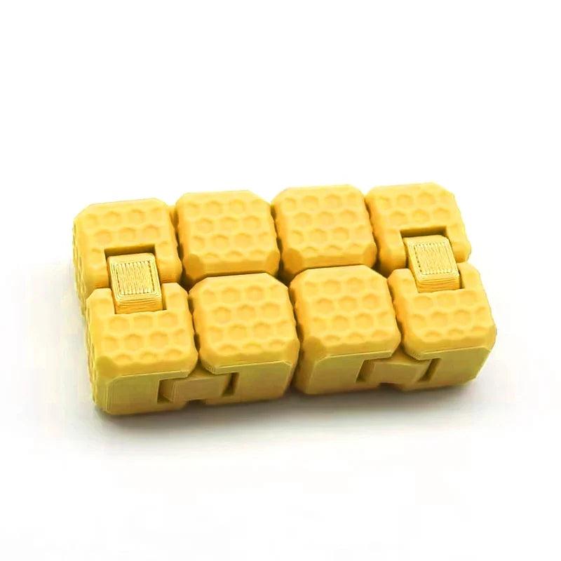 Textured Infinity Cube Fidget Toy – Portable Flip Cube