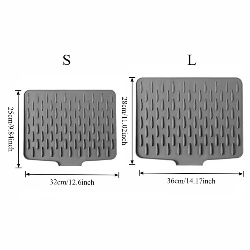 Silicone Kitchen Drain Mat – Heat Resistant & Non-Slip
