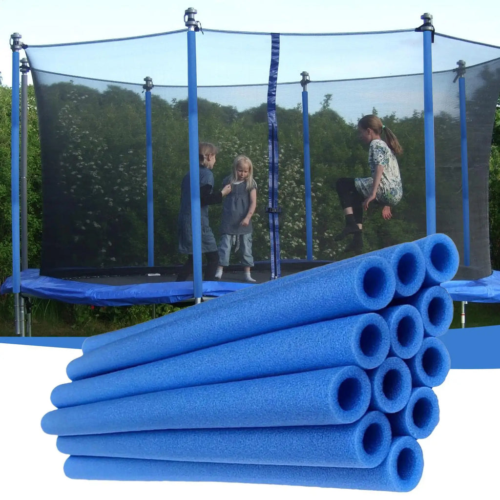 12-Pack Waterproof Trampoline Pole Covers – PE Foam Safety Padding
