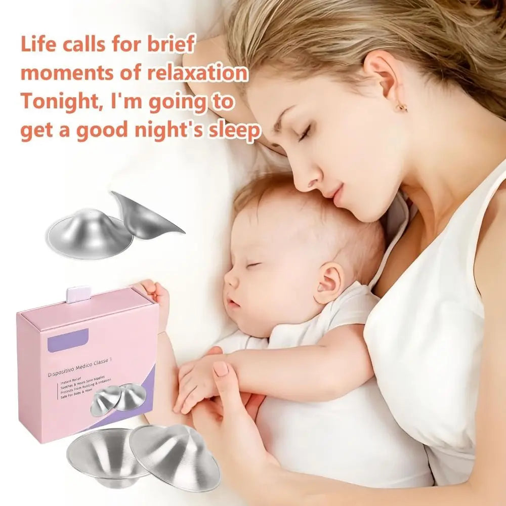 Silver Nipple Shields – Breastfeeding Covers for Nursing Mums