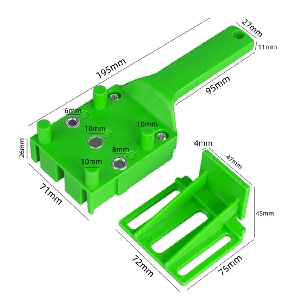 DAZZLEEX Wood Doweling Jig – Carpentry Corner Joint Tool