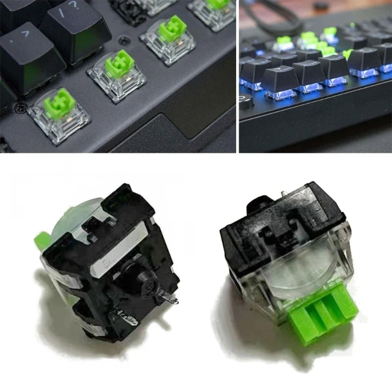 RGB Green Mechanical Keyboard Switches 2-Pack | 3-Pin MX