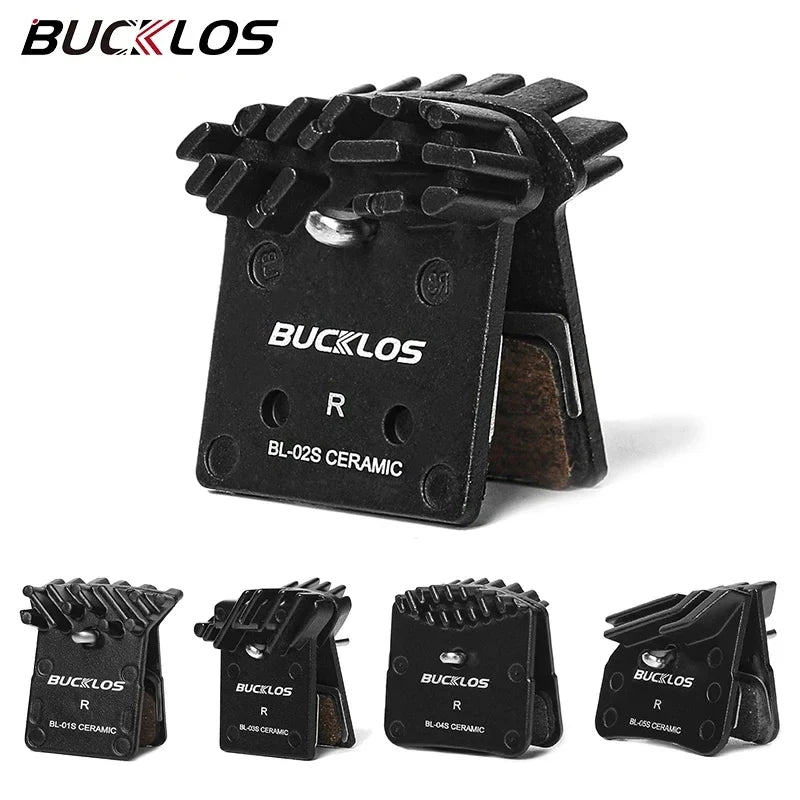 BUCKLOS Ceramic Disc Brake Pads for Shimano & SRAM MTB Road Bike