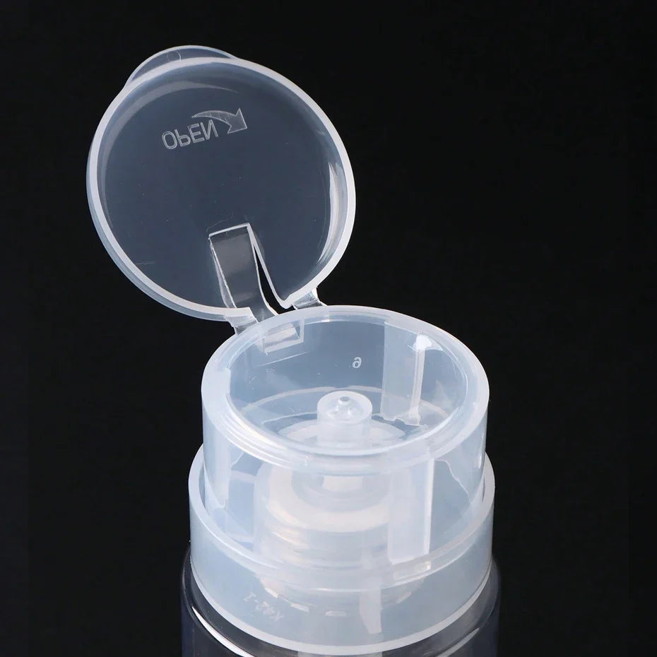 100ml Refillable Press Pump Dispenser – Nail Polish Remover