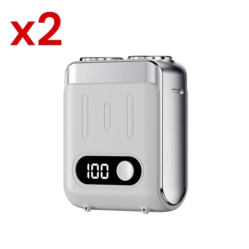 S7 Mini Portable Electric Shaver for Men – LED Display