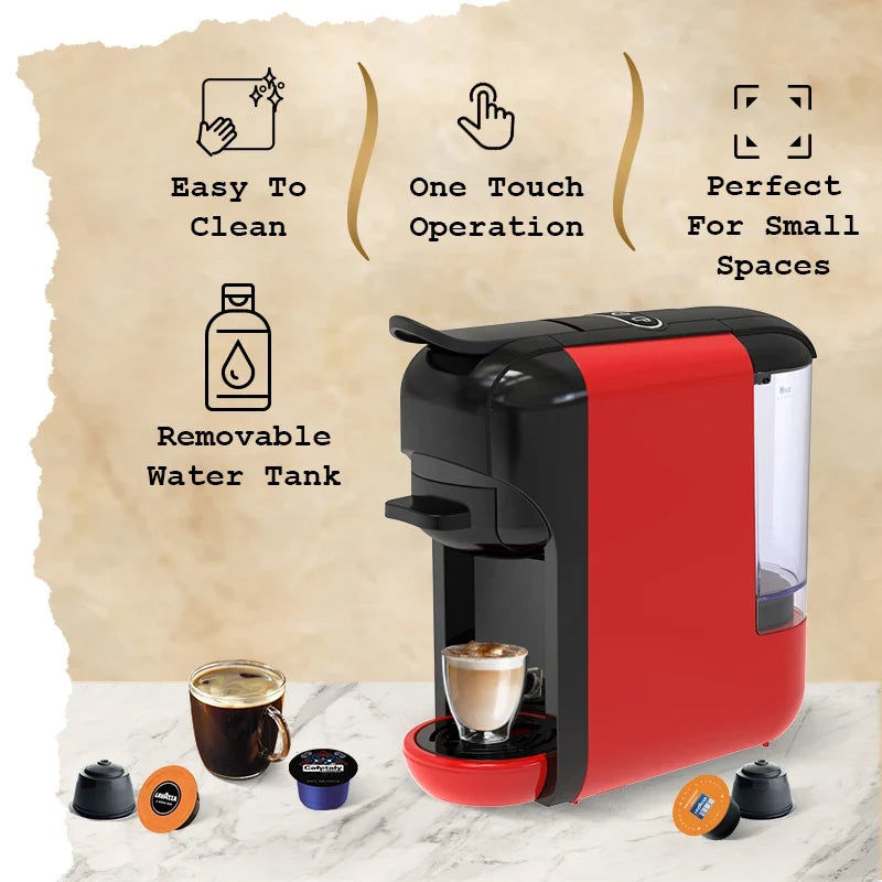 DUTRIEUX 3-in-1 Multi-Capsule Coffee Maker | 19 Bar Espresso