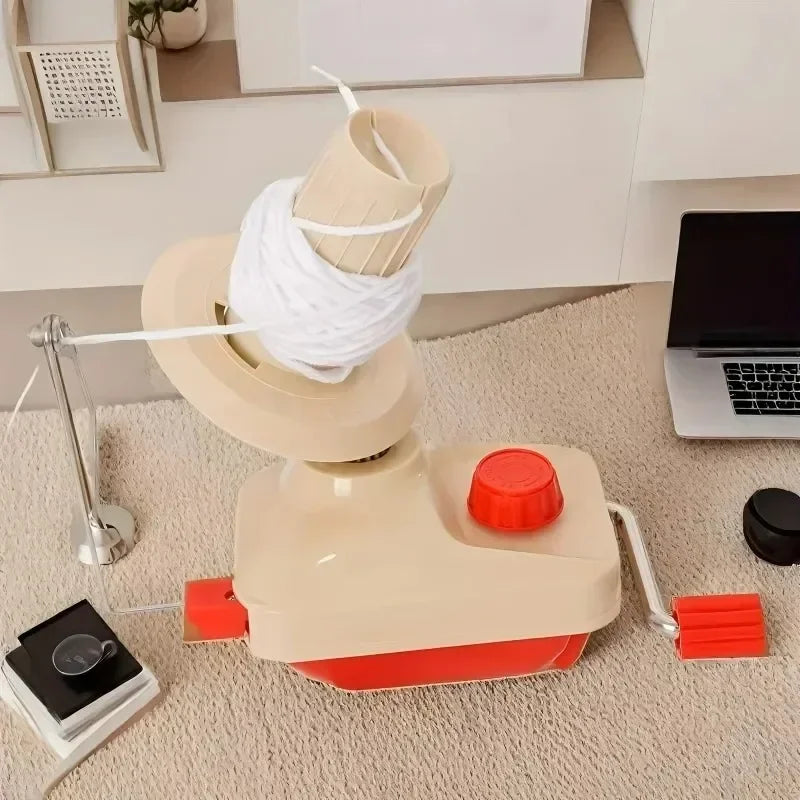 Manual Yarn Ball Winder – Wool Winding & Thread Spool Tool