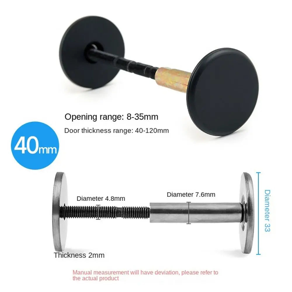 Galvanized Door Hole Cover & Cat Eye Lock Blocker Patch