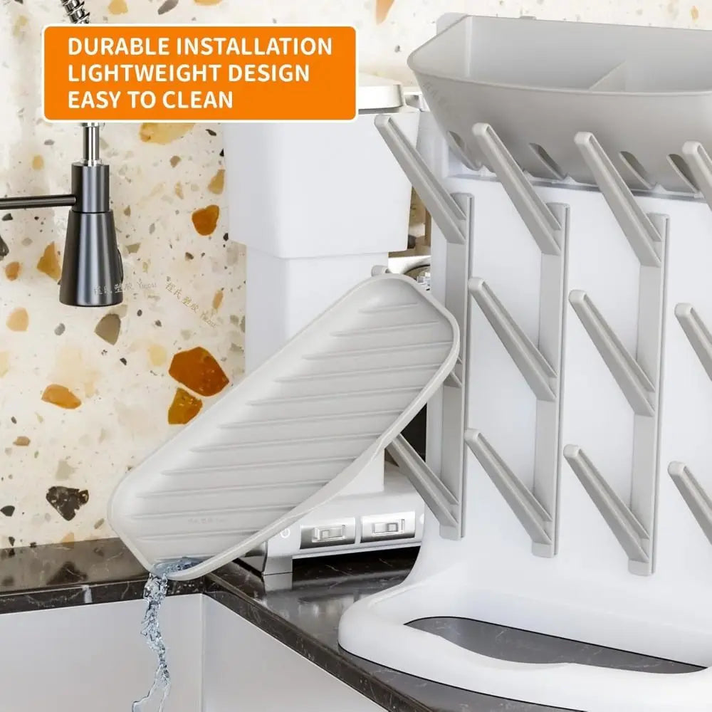 Vertical Baby Bottle Drying Rack – Multi-Tier BPA-Free Organizer