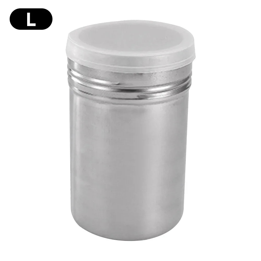 Stainless Steel Spice Jars with Lids – Seasoning Storage Containers